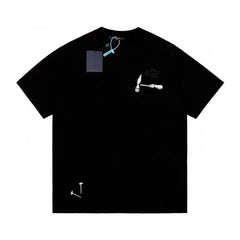 letter hammer print T-shirt