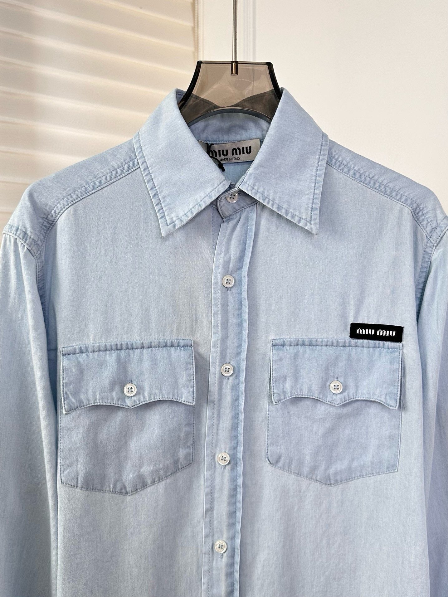 Light blue denim jacket