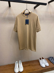 sleeve jacquard T-shirt