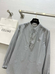 Yarn-dyed pinstripe shirt