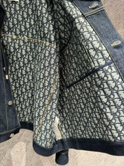 Original denim jacquard double-sided denim denim jacket