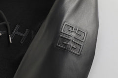 Zip hooded baseball jersey