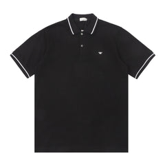 24SS classic embroidered short-sleeved polo shirt