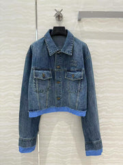 Intellectual preppy denim jacket