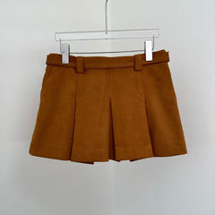 Gold letter belt high-end skirt