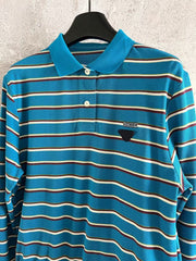 Blue striped suit