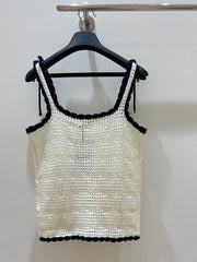 Hollow Lace-Up Vest