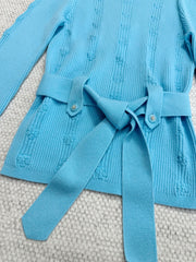 Lace-up pullover sweater