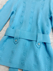 Lace-up pullover sweater