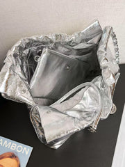silver bag