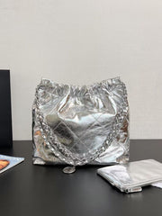 silver bag