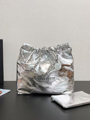 silver bag