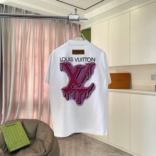 Personalized letter logo print short sleeves
