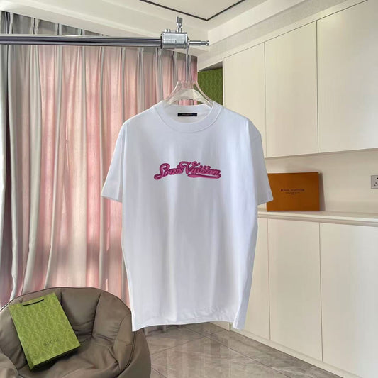 Personalized letter logo print short sleeves