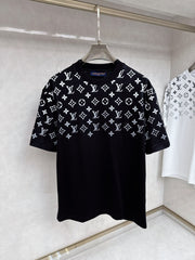 Short-sleeved crew neck T-shirt