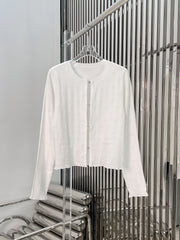 Diamond button knitted cardigan