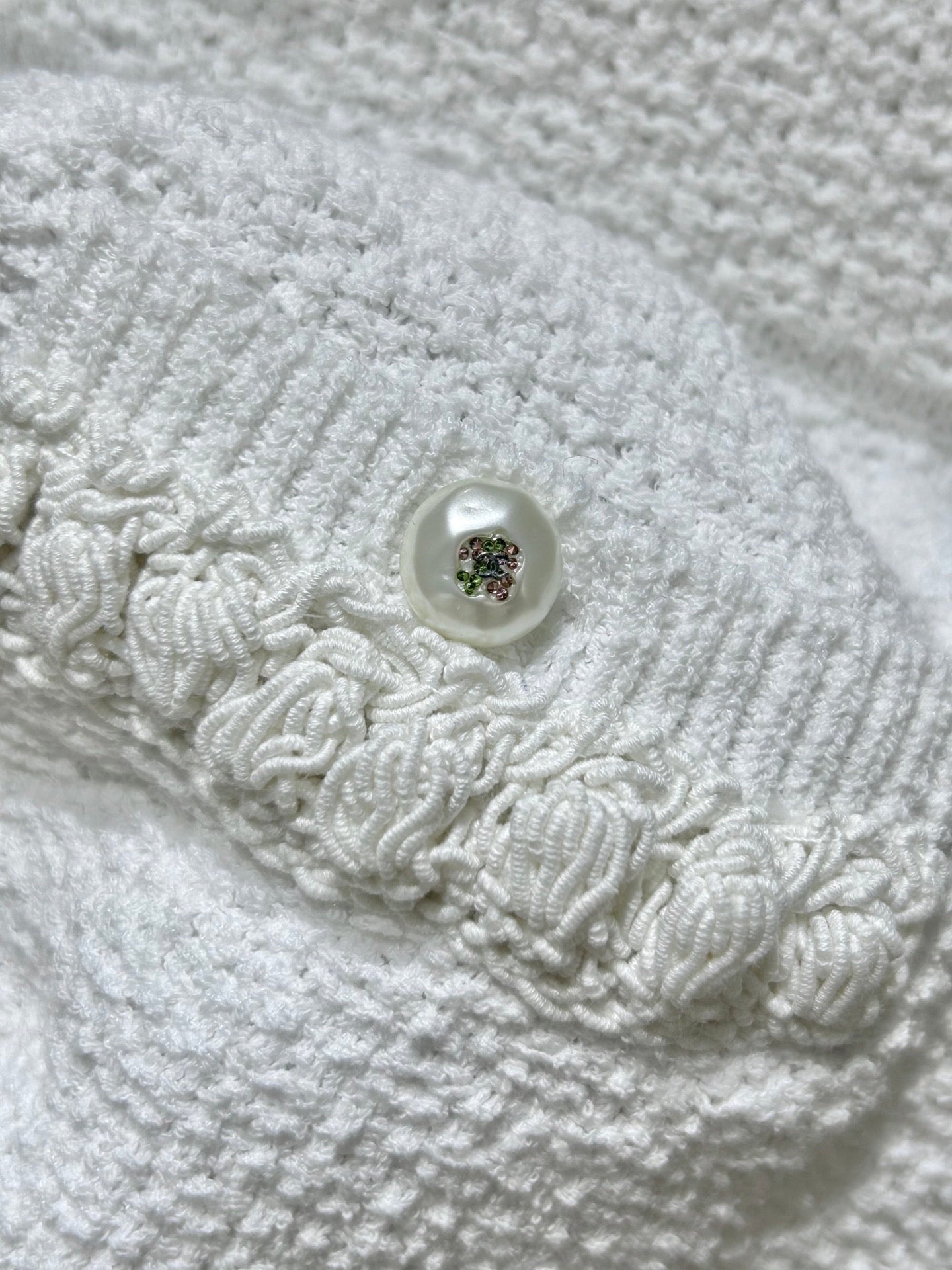 Lapel knitted skirt