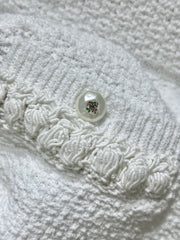 Lapel knitted skirt