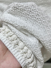 Lapel knitted skirt