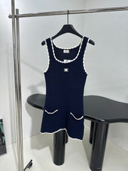 Crochet vest dress