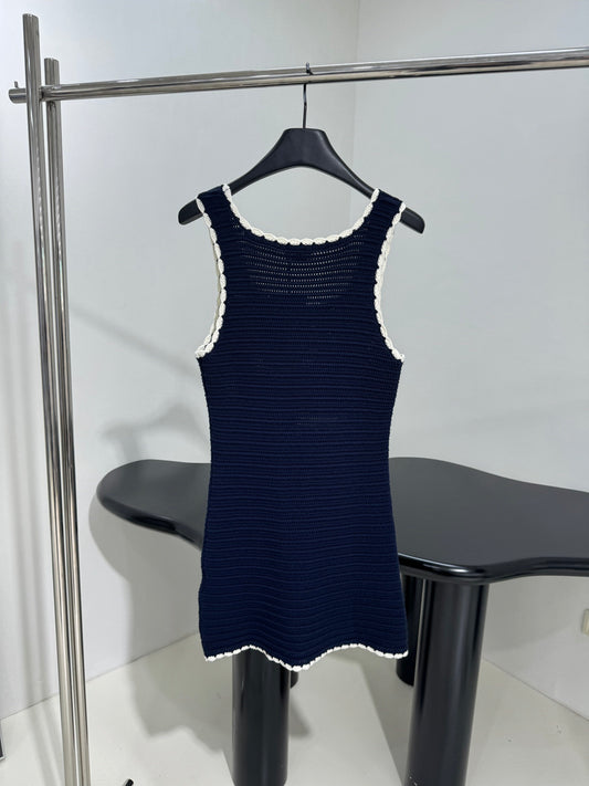 Crochet vest dress