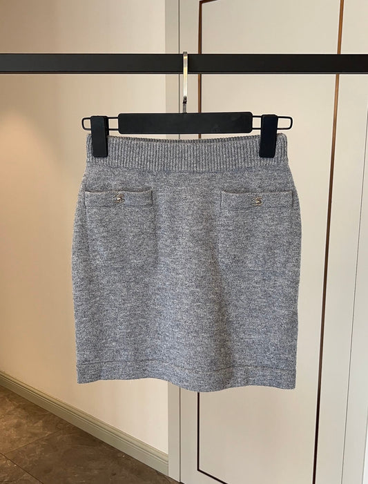 Snap Button Skirt