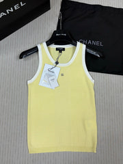 Color Block Crew Neck Vest