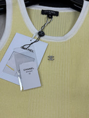 Color Block Crew Neck Vest