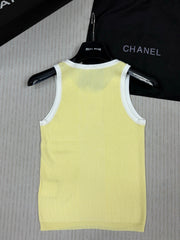 Color Block Crew Neck Vest