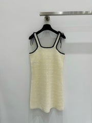 Knitted suspender dress