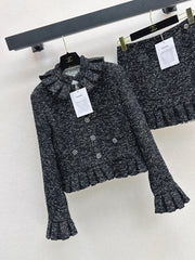 Ruffled jacket-skirt