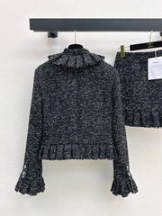 Ruffled jacket-skirt