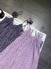 Holiday Flower Suspender Dress