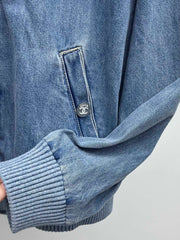 Lapel denim jacket