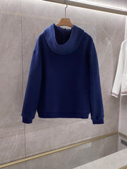 Hooded zip-up sweatshirt