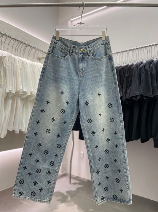 3D Embroidered pant