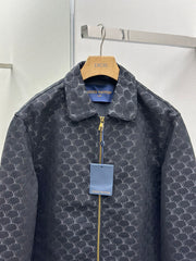 Waisted Jacquard Jacket