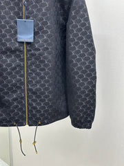 Waisted Jacquard Jacket