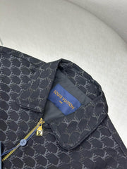 Waisted Jacquard Jacket