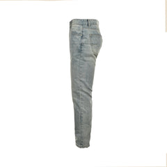 pocket split jeans