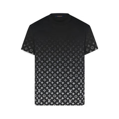 MONOGRAM GRADIENT BLACK WHITE T SHIRT