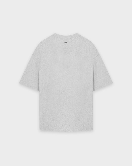 Heavy Grey Melange Basic T-Shirt