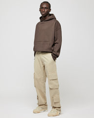 Heavy Chocolate Brown Basic Hoodie