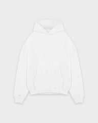 Heavy White Basic Hoodie