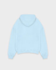 Heavy Babyblue Basic Zip Hoodie