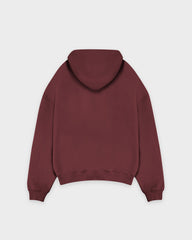 Heavy Ruby Red Basic Hoodie