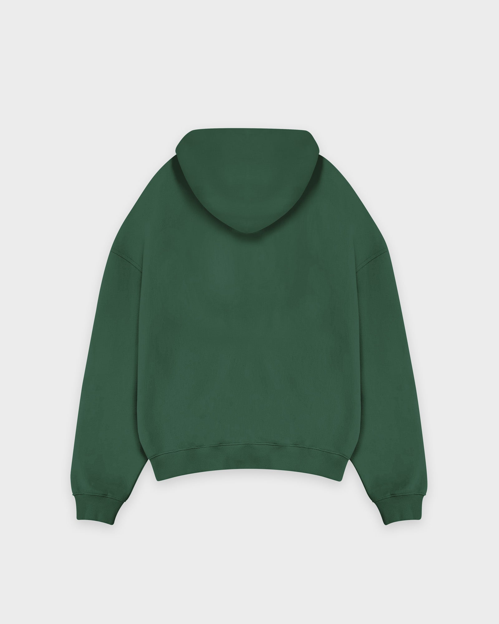 Heavy Hunter Green Basic Zip Hoodie