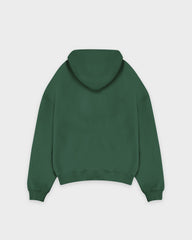 Heavy Hunter Green Basic Zip Hoodie