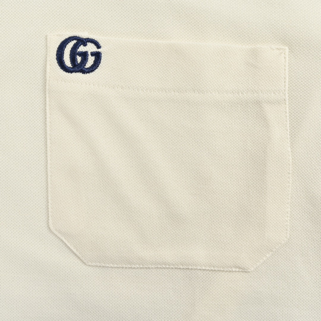 Pocket embroidered Polo short sleeve