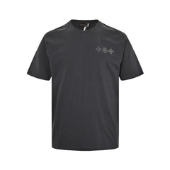 Heavy embroidered logo short sleeves